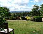 Hillside Lodge patio garden view